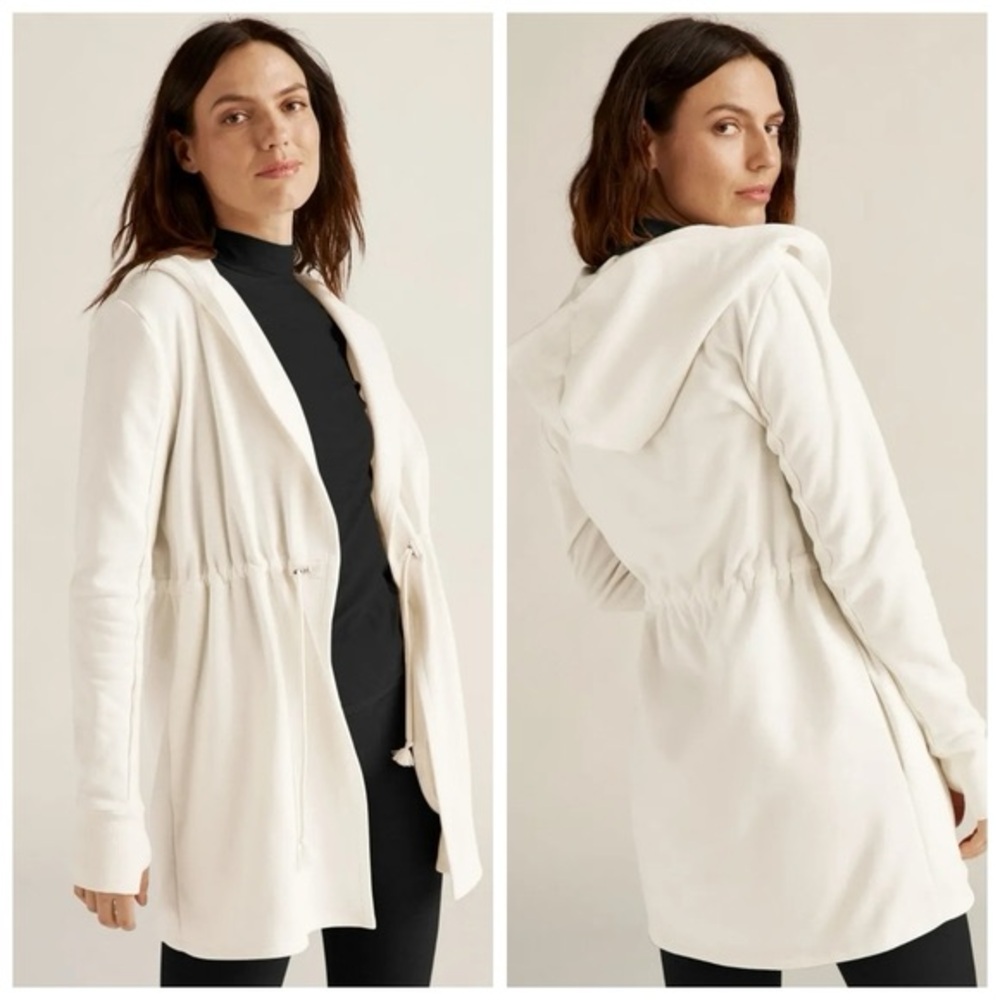 Beyond Yoga on the go jacket fresh snow size XS